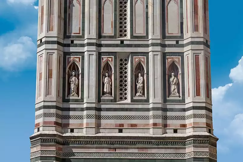 Piazza Del Duomo Giotto Can Kulesi Cephesi