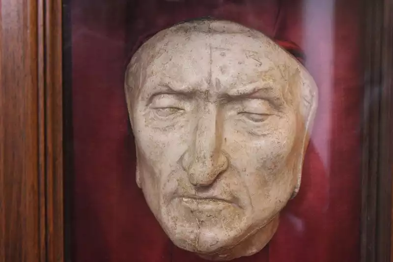 Alighieri Dante Death Mask Palazza Vecchio