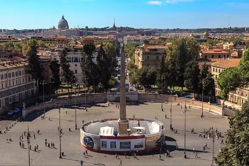 Piazza Del Popolo Roma Gezisi