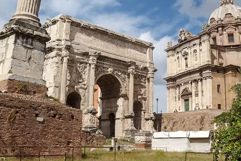 Roma Forum Septimius Severus Kemeri Gezisi