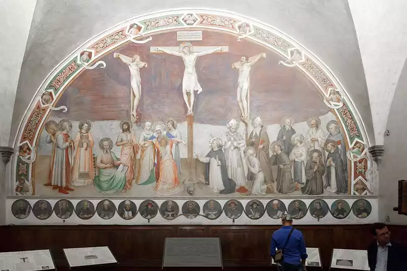 San Marco Muzesi Crucifixion Saints