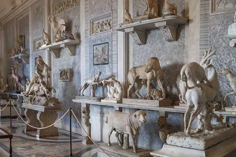 Vatikan Muzesi Hayvan Heykelleri Galerileri