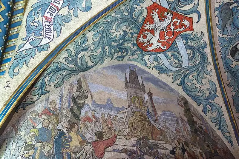 Prag Tarihi Salonlar Mozaik Seslemeler