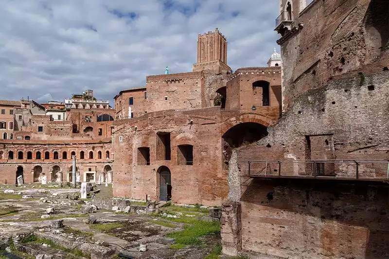 Roma Augustus Forumu Casa Dei Cavalieri