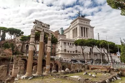 Roman Forum and Palatino Hill Center of Ancient Rome