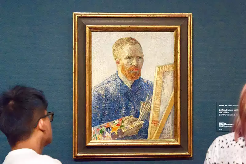 Amsterdam Van Gogh Muzesi Self Portrait Gezilecek Yerler