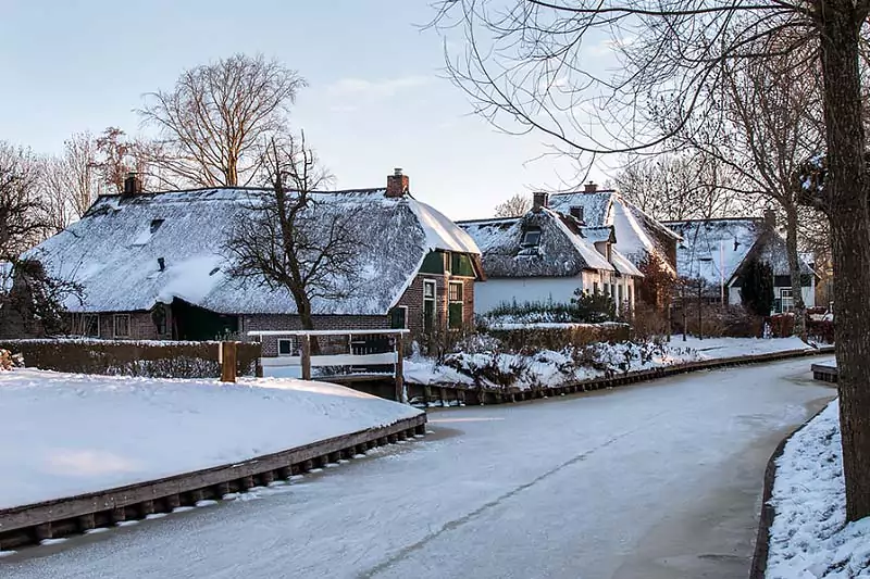 Giethoorn In Winter