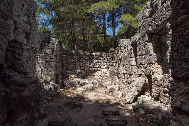 Antalya Phaselis Antik Kenti Kalintilari