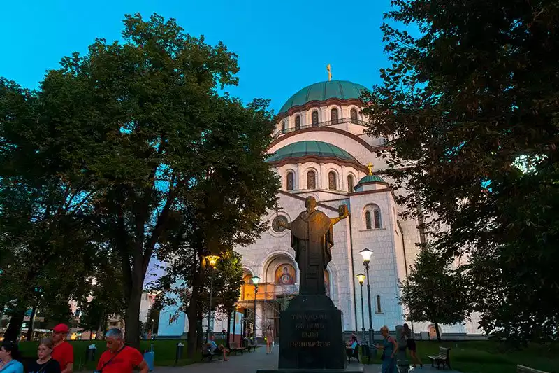 Sirbistan Belgrad Aziz Sava Katedrali