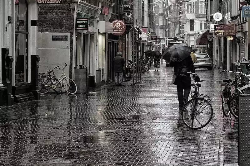 Amsterdam Raining