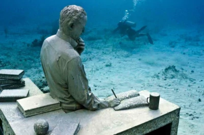 Cancun Underwater Museum MUSA: Diving to Underwater Statues