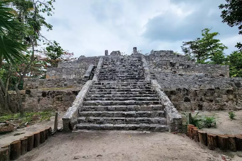 San Miguelito Archeological Site Steps