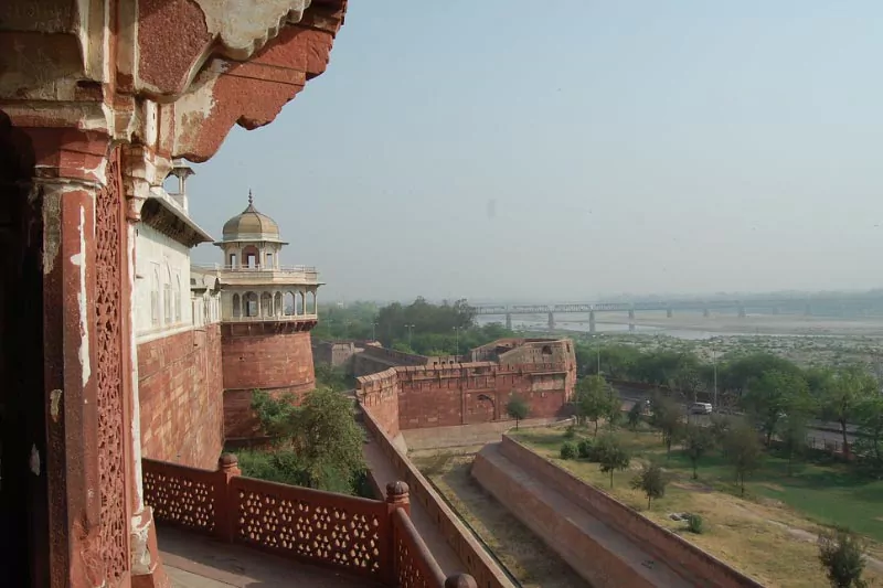 Agra Fort Near River