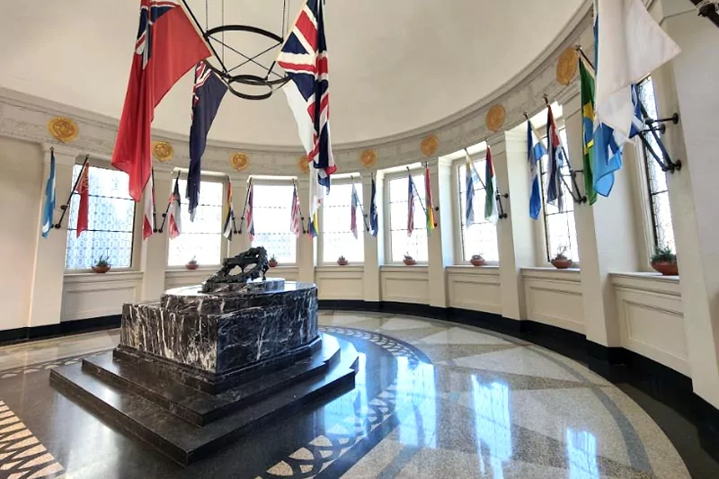 Auckland War Memorial Museum Flags